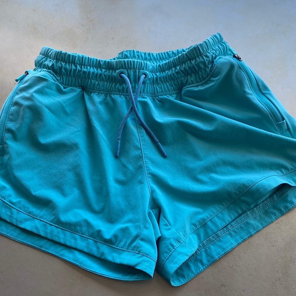 Teal Athleta Girl shorts